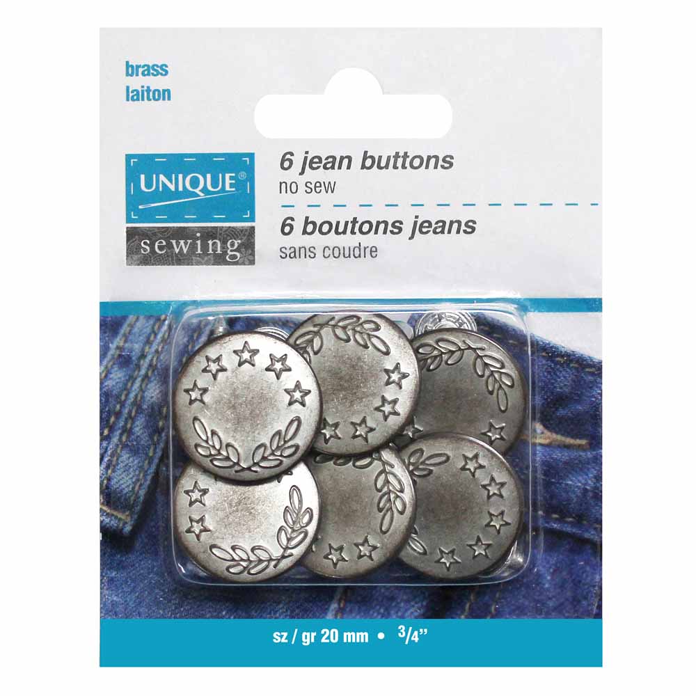 HAMMER ON JEANS BUTTONS 17mm - Nasias Buttons